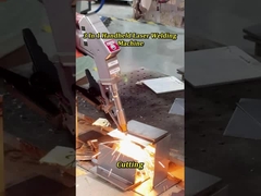 الرأس الليزر المحمول 3 في 1 معدات لحام الليزر يدعم لحام / تنظيف وقطع