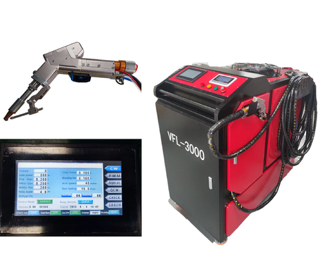 سعر جيد زيادة كفاءة لحامك مع رأس لحام ليزر الألياف المهنية مع 3000W الانترنت